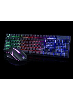 اشتري LimeG GTX300 Retro Gaming Keyboard Mouse Combo USBGTX300 square black luminous version color GTX300 square black luminous version color في السعودية