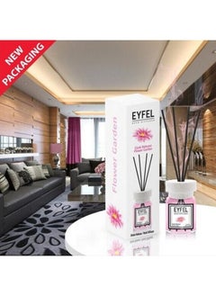 Buy Eyfel Reed Diffuser flowers Garden Room Air Freshener 120ml in UAE