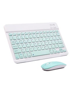 Buy Ultra-slim Bluetooth Keyboard Wireless Mouse Combo Set Multicolour in Saudi Arabia