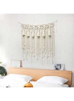 Buy Macrame Curtains Boho Curtains for Bedroom Window Wall Hanging 90x80 cm Cm in Egypt