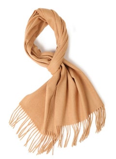 Buy Solid Color Soft And Comfortable Wool Scarf in UAE