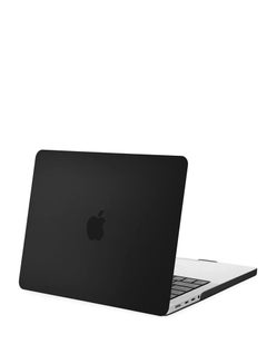 Buy MacBook Pro 16 Inch Case A2485 M1 Max With Retina Display Touch ID Protective Plastic Hard Shell Cover Black in UAE