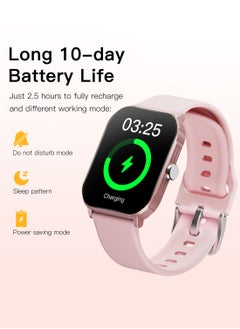 Buy GT Smart Watch for Men Women(Answer/Make Calls),2.1"Semi-AMOLED Display,Blood Oxygen SpO2, 24/7 Heart Rate Monitor,Long 10-day Battery Life,IP68,Compatible with Android iOS in Saudi Arabia