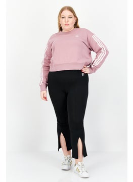 اشتري Women Plus Size Embroidered Logo Outdoor Sweatshirt, Pink في الامارات