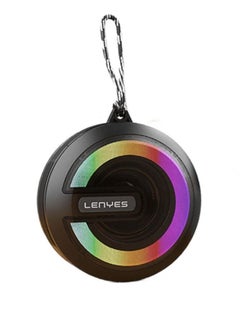 Buy Lenyes S202 Portable Wireless Bluetooth Speaker RGB (black) in UAE