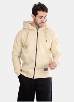 Buy Basic Inner Fleece Zip Through Hoodie in Egypt