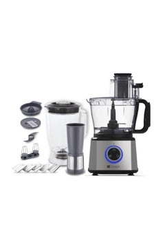 اشتري Dorsch Food Processor Fp-78-1100W Power, Citrus Juicer, Pulp Filter, 1.8L Blender Jug, Versatile Blades, Precision Control, Large Capacity, Sleek Design في الامارات