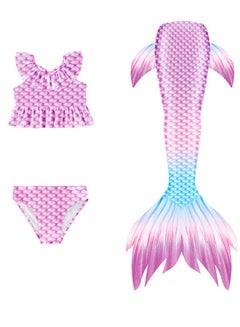 Buy 3-Piece Mermaid Bathing Swimsuit Set in Saudi Arabia