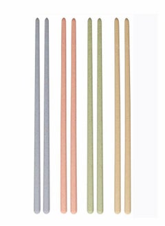 اشتري Reusable Chopsticks, Tree Planted with Sale Award Winning Eco Friendly Gift Chinese Chopsticks, Minimalist Dishwasher Safe Wooden, Plastic & Metal Chopstick Alternative - 4 Pairs في السعودية