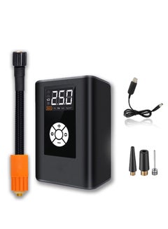 Buy Smart Air Pump, Portable 150psi Tire Inflator, Cordless Rechargeable Compressor, Lcd Digital Display Pressure Gauge, 4 Preset Inflation Modestire Bicycle and Ball Etc Inflator in Saudi Arabia