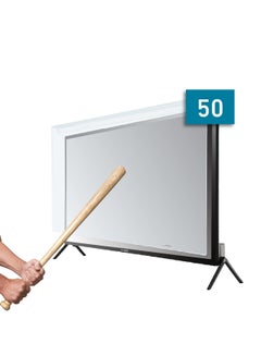 Buy 50 Inch Tv Screen Protector, Made of Solid Acrylic Material with a Thickness of 3 mm, Anti Blue light, Anti Scratches, Guard against Radiation, Compatible with all Types of Tv screens in Saudi Arabia