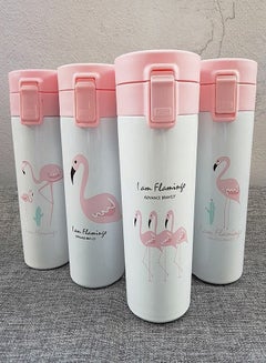 Buy Flamingo Stainless Steel Thermal Mug With Internal Filter 380ml in Egypt