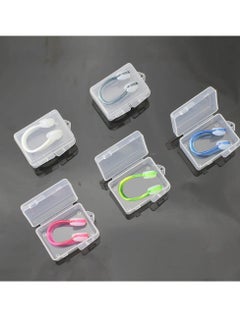 Buy 5 Pieces Swimming Nose Clip, Swimming Nose Plug, Waterproof Nose Clip Nose Protector, Training Nose Clip Silica Gel Swim Nose Clip Swim Nose Clip Plug, Protector For Swimming Adult and Kids in UAE