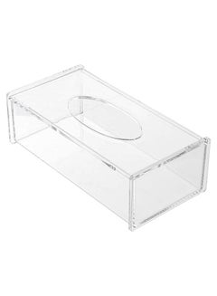 Buy Orchid Clear Acrylic Tissue Box Holder in UAE