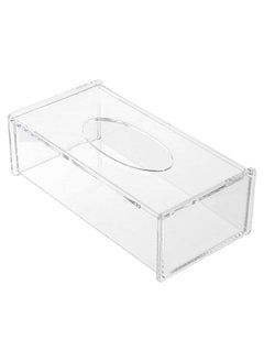 Buy Orchid Clear Acrylic Tissue Box Holder in UAE