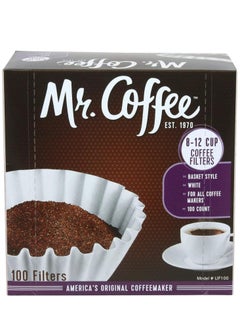 Buy MR.Coffee Coffee Filter 100 Filters disposable Coffee Paper filters 8-12 Cups in Saudi Arabia