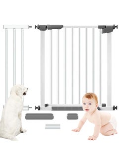 Buy Safety Gate Rail, Auto Close Safety Baby Gate, Stair Railing Pet Isolation Fence, Protective Fence, Adjustable Range 97-104cm, For Stairs, Doorways (Safety Railing + 21cm Extension Kit) in Saudi Arabia