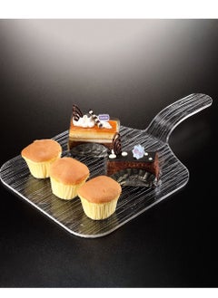 Buy Acrylic Show Plate with Handle Bark Design,Taiwan in UAE