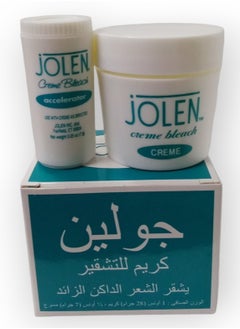 Buy Jolene Blonding and Lightening Cream Blondes Excessive Dark Hair 28 grams of cream with 7 grams of accelerator in Saudi Arabia