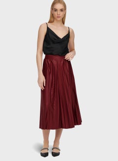 Buy High Waist Pleated Skirt in Saudi Arabia