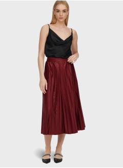 Buy High Waist Pleated Skirt in Saudi Arabia