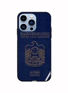 Buy Protective Case Cover For Apple iPhone 14 Pro Max Uae Passport Design Multicolour in UAE