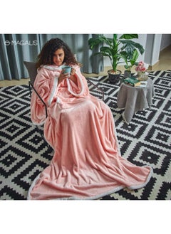 Buy Calenta Blanket With Sleeves -Rose pink in Egypt