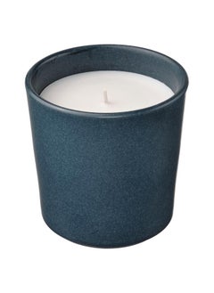 Buy Scented Candle In Ceramic Jar, Vetiver & Geranium/Black-Turquoise, 50 Hr in Saudi Arabia