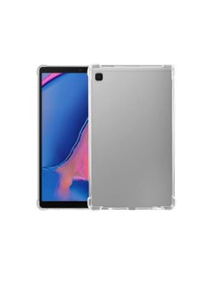 اشتري For Samsung Tab A 10.1 Inch 2019 T510 / T515 Clear Case Shockproof Back Cover Transparent Silicone M7molge - Four Edges Flexible Flip Shock Absorption Transparent - Protective في مصر