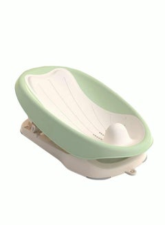 Buy Foldable Baby Bath Chair With Washing Hair Shower Shampoo Cup For Newborn to Toddler Infant Bather Support Use in the Sink or Bathtub Includes 3 Reclining Positions in UAE