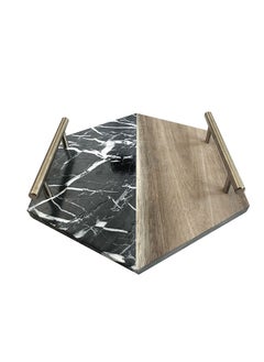 اشتري Black Marble Tray في الامارات