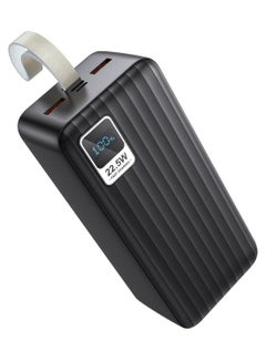 Buy Power Bank 30000 with screen and supports fast charging 22.5W in Saudi Arabia
