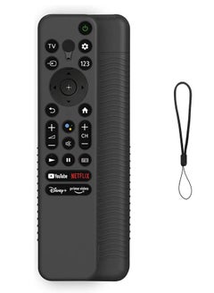 Buy Silicone Cover for Sony RMF-TX800U /RMF-TX900U Voice Remote Black in UAE