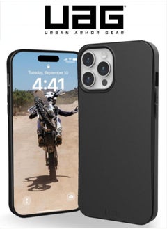 Buy Apple iPhone 15 Pro Max Case Outback Ultra Thin Eco-Friendly Protective Cover Fully Biodegradable and Compostable - Black in Saudi Arabia