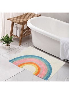 اشتري Rainbow Tufted Bath Mat Multicolour 50x80cm في الامارات