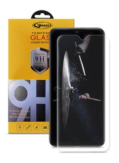 اشتري 9H Ultra HD Curved Edges Case Friendly Full Glue Tempered Glass Screen Protector For Samsung Galaxy A32 5G / A12 / A02s / A03s Clear في السعودية