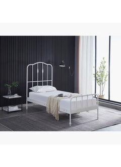 Buy Stova Astrid Single Metal Bed 208.5x140x96.5 cm in Saudi Arabia