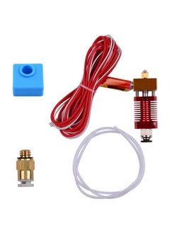 Buy Metal Hotend Extruder Kit For Creality CR-10/CR-10S/Ender 3/Ender 3 Pro 3D Printer Blue/Red/Gold in UAE