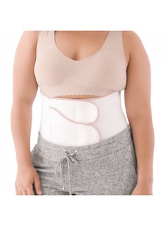 اشتري B.F.F. Postpartum Belly Wrap – Abdominal Binder and Targeted Compression Garment For Women – Girdle-Inspired Belly Binder For Postpartum And C-Section Recovery - Cream, Medium في الامارات