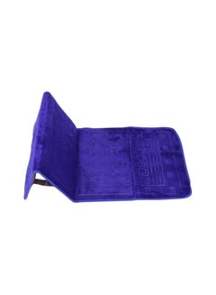 Buy Foldable Prayer mat and Backrest 2 in 1, Blue in Egypt