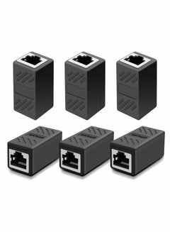 Buy 6PCS Network RJ45 Adapter Ethernet LAN Female to Female Compatible with Cat7 Cat6 Cat5e Cat5 Ethernet Adapter Connector for Router Switch TV PC in Saudi Arabia