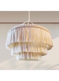 Buy Macrame Hanging Lantern,Boho Pendant Lamp,Tassel in Egypt