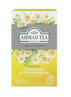 Buy AHMAD TEA camomile and lemongrass 20 bags in UAE