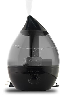 Buy Room Humidifier 2.6L Ultrasonic Humidifier/Essential Oil Diffuser, 360° Ultra Quiet Nozzle, Colorful Change, Auto Off & UV Light, Lasts Up to 24 Hours (Black) in Egypt