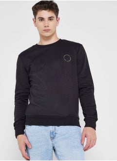 Buy Logo Crew Neck Sweatshirt in UAE