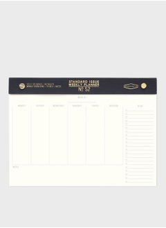 Buy Post Bound Undated Weekly Planner - Black in UAE