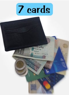 Buy Natural Leather Front and Back Card Holder in Egypt