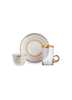 Buy Tea and coffee cups set of 18 pcs in Saudi Arabia