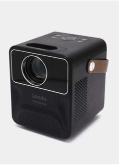 Buy Smart Multimedia Projector – Full HD Support with WiFi & Bluetooth, Built-in Speaker, Ideal for Movies, Gaming, Business Presentations, and Party Celebrations (Black) in UAE