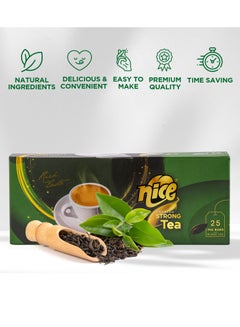 Buy Nice Black Tea Bags  Premium Strong tea -  25 tea bags in UAE